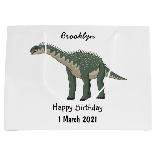 Afbeelding van de Barapasaurus-cartoon Groot Cadeauzakje (Voorkant)