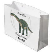 Afbeelding van de Barapasaurus-cartoon Groot Cadeauzakje (Achterkant Gekanteld)