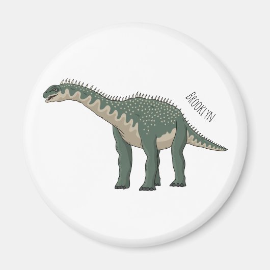 Afbeelding van de Barapasaurus-cartoon Magneet (Voorkant)