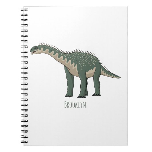 Afbeelding van de Barapasaurus-cartoon Notitieboek (Voorkant)