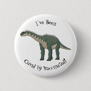 Afbeelding van de Barapasaurus-cartoon Ronde Button 5,7 Cm