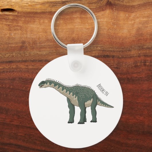Afbeelding van de Barapasaurus-cartoon Sleutelhanger (Voorkant)