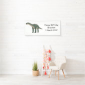 Afbeelding van de Barapasaurus-cartoon Spandoek (Insitu)
