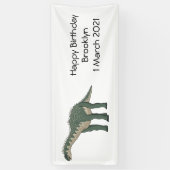 Afbeelding van de Barapasaurus-cartoon Spandoek (Verticaal)