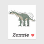 Afbeelding van de Barapasaurus-cartoon Sticker (Vel)
