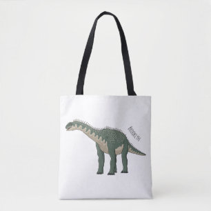 Afbeelding van de Barapasaurus-cartoon Tote Bag