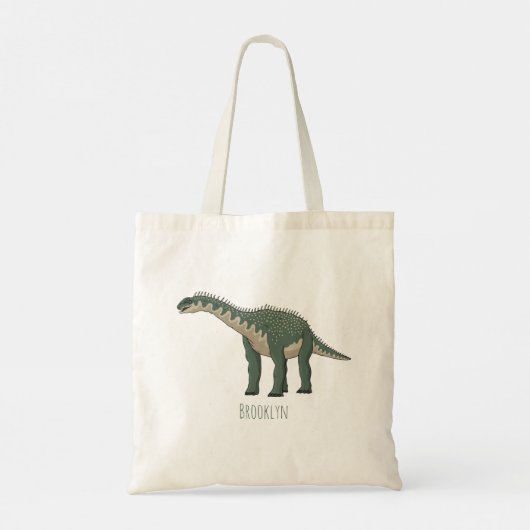 Afbeelding van de Barapasaurus-cartoon Tote Bag (Achterkant)