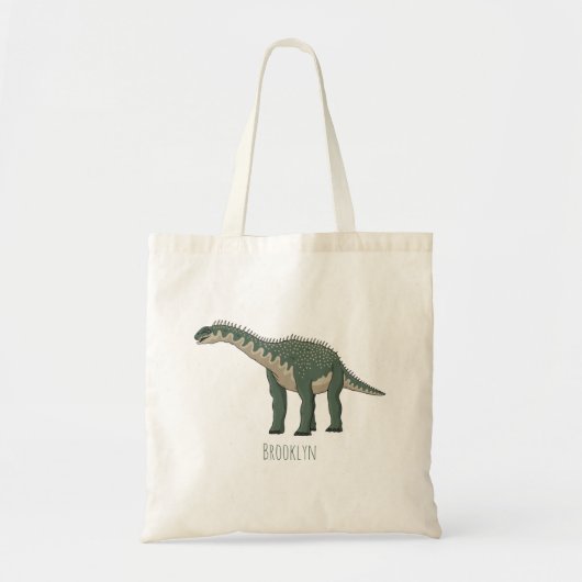 Afbeelding van de Barapasaurus-cartoon Tote Bag (Voorkant)