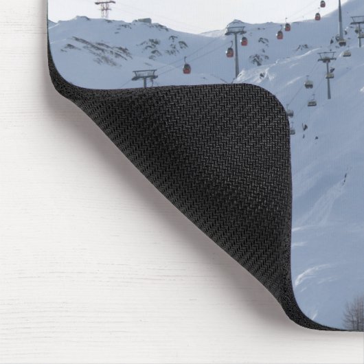 Afbeelding van de bergen in de alpen muismat (Hoek)