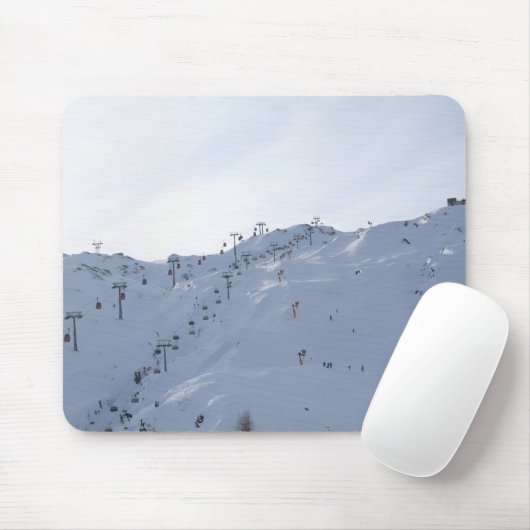 Afbeelding van de bergen in de alpen muismat (Met muis)