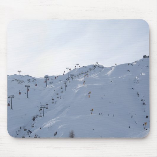 Afbeelding van de bergen in de alpen muismat (Voorkant)