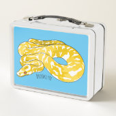 Afbeelding van de Birmese pythonslang cartoon (Achterkant)