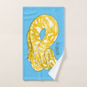 Afbeelding van de Birmese pythonslang cartoon Bad Handdoek (Handdoek)