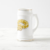 Afbeelding van de Birmese pythonslang cartoon Bierpul (Voorkant rechts)