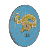 Afbeelding van de Birmese pythonslang cartoon Dartbord (Voorkant Links)