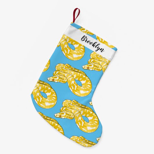 Afbeelding van de Birmese pythonslang cartoon Kleine Kerstsok (Voorkant (Hangend))