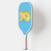Afbeelding van de Birmese pythonslang cartoon Pickleball Paddle (Links)