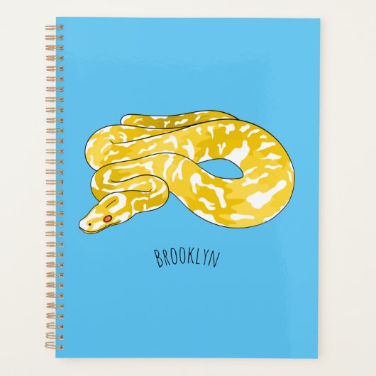 Afbeelding van de Birmese pythonslang cartoon Planner (Voorkant)