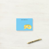 Afbeelding van de Birmese pythonslang cartoon Post-it® Notes (Op bureau)