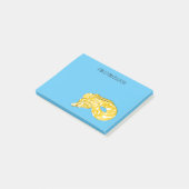 Afbeelding van de Birmese pythonslang cartoon Post-it® Notes (Schuin)