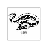 Afbeelding van de Birmese pythonslang cartoon Rubberstempel (Afrduk)