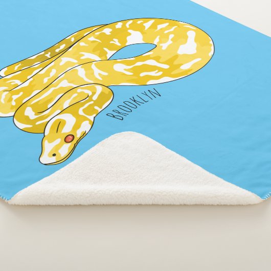 Afbeelding van de Birmese pythonslang cartoon Sherpa Deken (3/4)