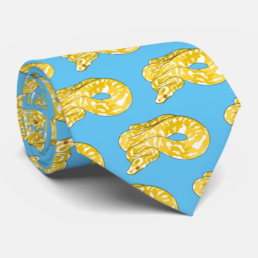 Afbeelding van de Birmese pythonslang cartoon Stropdas (Opgerold)