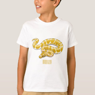 Afbeelding van de Birmese pythonslang cartoon T-shirt