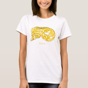 Afbeelding van de Birmese pythonslang cartoon T-shirt