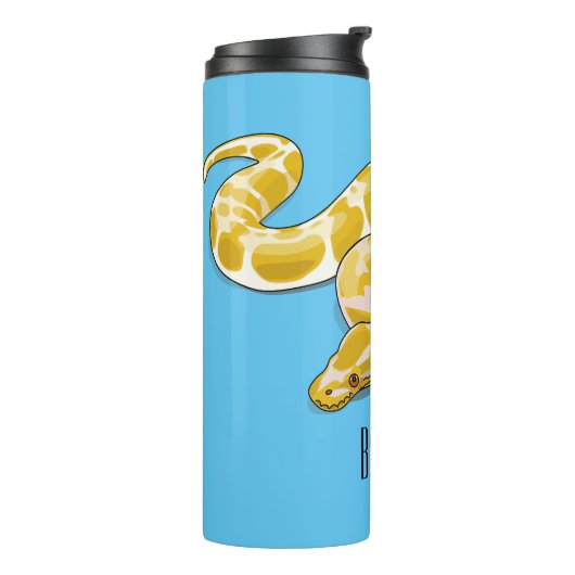 Afbeelding van de Birmese pythonslang cartoon Thermosbeker (Gedraaid links)