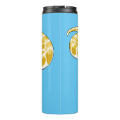 Afbeelding van de Birmese pythonslang cartoon Thermosbeker (Achterkant)