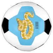 Afbeelding van de Birmese pythonslang cartoon Voetbal (Gedraaid)