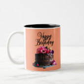 Afbeelding van de Birthday Cake Two-Tone Koffee Mo Tweekleurige Koffiemok (Links)