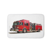 Afbeelding van de brandweermotor voor kleine bath- badmat (Voorkant)