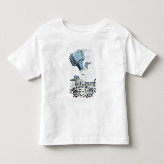 Afbeelding van de broers van de Montgolfier-luchtb Kinder Shirts (Voorkant)