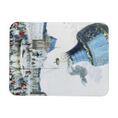 Afbeelding van de broers van de Montgolfier-luchtb Magneet (Horizontaal)