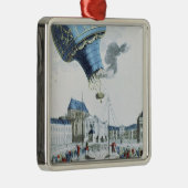 Afbeelding van de broers van de Montgolfier-luchtb Metalen Ornament (Rechts)