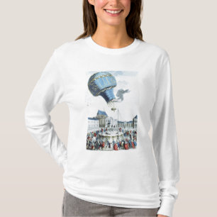 Afbeelding van de broers van de Montgolfier-luchtb T-shirt