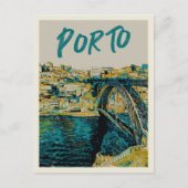 Afbeelding van de brug over de Porto Douro Portuga Briefkaart (Voorkant)