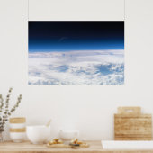 Afbeelding van de buitenkant van de atmosfeer op a poster (Keuken)