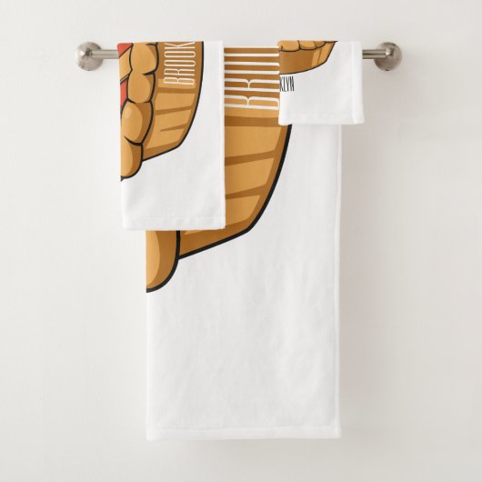 Afbeelding van de cartoon bad handdoek (Insitu)