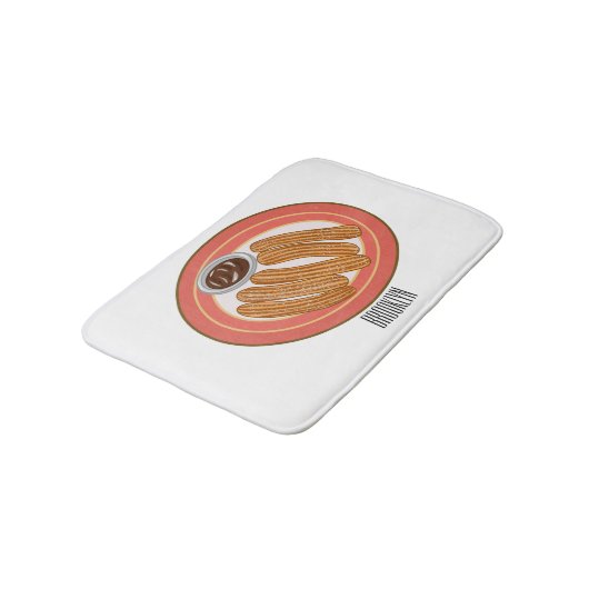 Afbeelding van de cartoon Churo Badmat (Gekanteld)