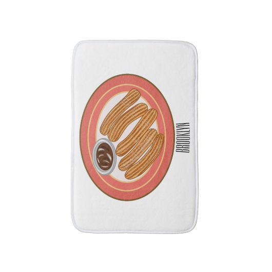 Afbeelding van de cartoon Churo Badmat (Voorkant Verticaal)