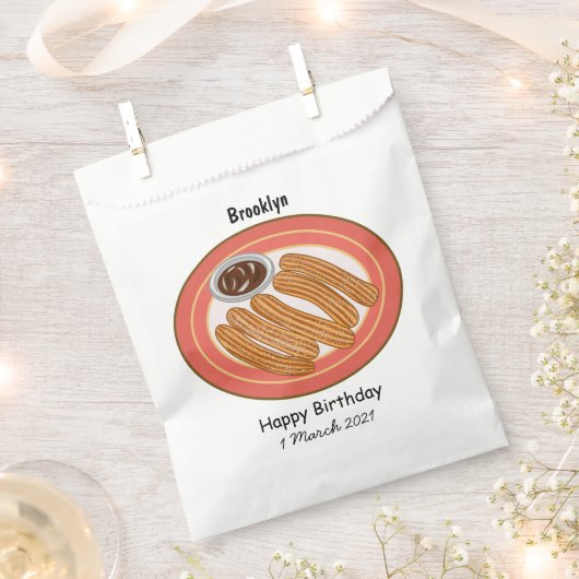 Afbeelding van de cartoon Churo Bedankzakje (Geknipt)