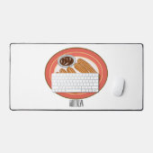 Afbeelding van de cartoon Churo Bureaumat (Keyboard & Muis)