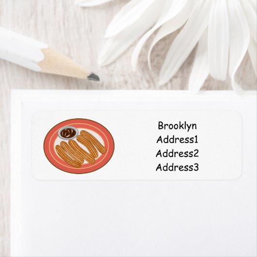 Afbeelding van de cartoon Churo Etiket (Insitu)