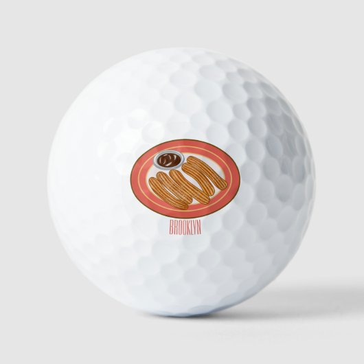 Afbeelding van de cartoon Churo Golfballen (Voorkant)