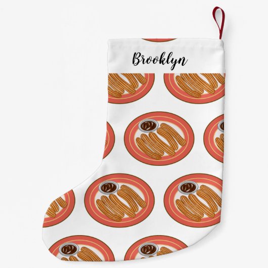 Afbeelding van de cartoon Churo Kleine Kerstsok (Achterkant)