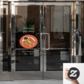 Afbeelding van de cartoon Churo Raamsticker (Kantoordeur)