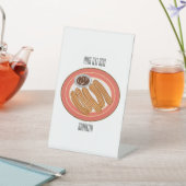 Afbeelding van de cartoon Churo Reclamebord Met Voetstuk (Insitu)